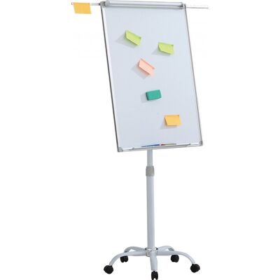 Office Products, Flipchart mobilny 70x100cm tablica suchoś. -magn. aluminiowa rama, z wyciąganymi ramionami Office Products, Flipchart mobilny 70x100cm tablica suchoś. -magn. aluminiowa rama, z wyciąganymi ramionami