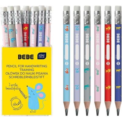 Interdruk Ołówek jumbo do nauki pisania BEBE Kids (36szt) Interdruk Ołówek jumbo do nauki pisania BEBE Kids (36szt)