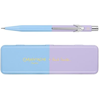 CARAN D'ACHE Ołówek mechaniczny 844 0,5mm, Paul Smith Ed4 w pudełku SkyBlue/Lavender CARAN D'ACHE Ołówek mechaniczny 844 0,5mm, Paul Smith Ed4 w pudełku SkyBlue/Lavender