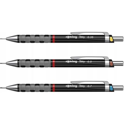 Ołówki automatyczne Rotring TIKKY RD BLK CC - S0801310 Ołówki automatyczne Rotring TIKKY RD BLK CC - S0801310