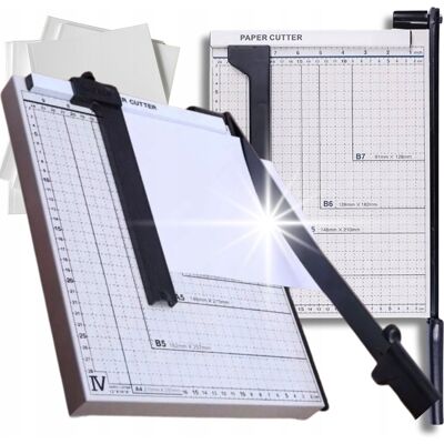 Inny producent Ostra GILOTYNA do cięcia PAPIERU biurowa A4 A5 - METALOWA podziałka SUPER Inny producent Ostra GILOTYNA do cięcia PAPIERU biurowa A4 A5 - METALOWA podziałka SUPER
