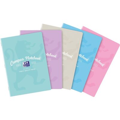 Hamelin Oxford, Zeszyt A4 60K Kratka Oxford Campus Pastel Mix Pakiet 5 Sztuk Hamelin Oxford, Zeszyt A4 60K Kratka Oxford Campus Pastel Mix Pakiet 5 Sztuk