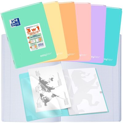 Hamelin Oxford, Zeszyt A5 60K Kratka Oxford Pp Easybook Pastel Mix Pakiet 8 Szt. Hamelin Oxford, Zeszyt A5 60K Kratka Oxford Pp Easybook Pastel Mix Pakiet 8 Szt.