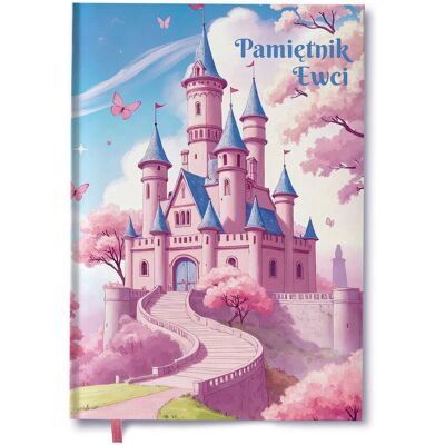 Scriba PAMIĘTNIK/ZAMEK Notes książkowy z imieniem B5 BIAŁY MILA personalizacja UV Scriba PAMIĘTNIK/ZAMEK Notes książkowy z imieniem B5 BIAŁY MILA personalizacja UV
