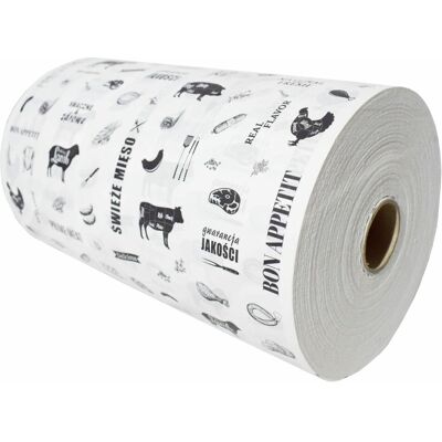 Margo Pack Papier do pakowania żywności z PE rolka35cm, 10 kg Margo Pack Papier do pakowania żywności z PE rolka35cm, 10 kg