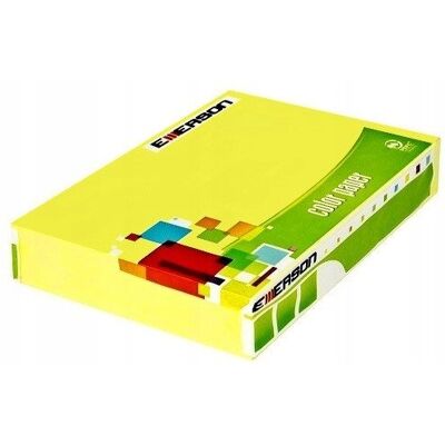 PAPIER EMERSON KSERO A4 500 arkuszy 80 G Żółty PAPIER EMERSON KSERO A4 500 arkuszy 80 G Żółty