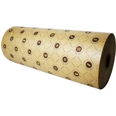 Margo Pack Papier spożywczy brązowy z nadrukiem rolka 50 cm 10kg, atestowany Margo Pack Papier spożywczy brązowy z nadrukiem rolka 50 cm 10kg, atestowany