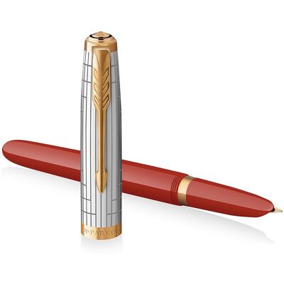 Parker 51 Pióro wieczne Premium Red GT 2169072 M Parker 51 Pióro wieczne Premium Red GT 2169072 M