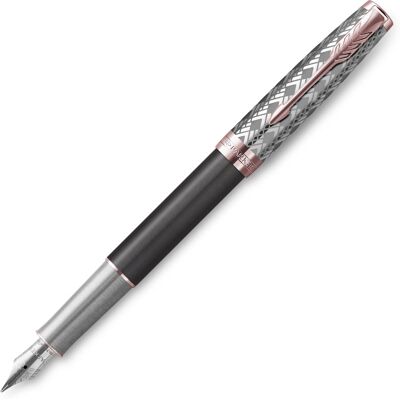 Parker Pióro wieczne, Sonnet Premium, Metal Grey, stalówka F 18K Parker Pióro wieczne, Sonnet Premium, Metal Grey, stalówka F 18K