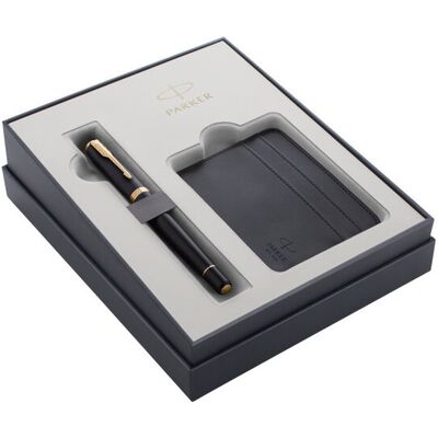Parker Urban pióro wieczne matowy czarny GT z portfelem Parker Urban pióro wieczne matowy czarny GT z portfelem