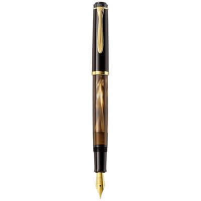 Pelikan Classic M200 Pióro wieczne EF Brąz marmurkowy tłoczek Pelikan Classic M200 Pióro wieczne EF Brąz marmurkowy tłoczek