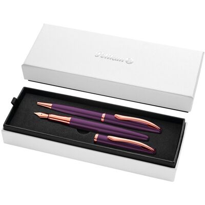 Hamelin Pelikan Pióro wieczne i długopis Jazz Noble Elegance K/P36 Viola w pudełku prezentowym Hamelin Pelikan Pióro wieczne i długopis Jazz Noble Elegance K/P36 Viola w pudełku prezentowym