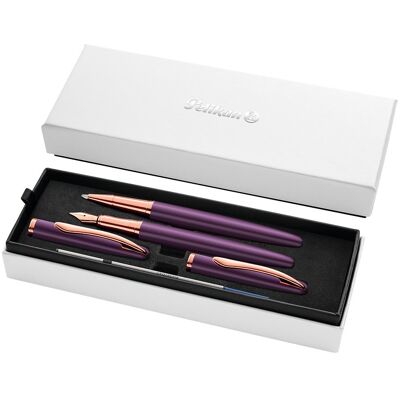 Hamelin Pelikan, Pióro Wieczne Pelikan +Pióro Kulkowe Jazz Noble Elegance Viola Hamelin Pelikan, Pióro Wieczne Pelikan +Pióro Kulkowe Jazz Noble Elegance Viola