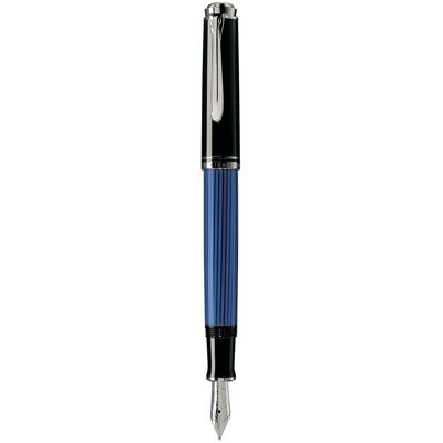 Pelikan Souverän pióro wieczne EF M405 black/blue tłoczek Pelikan Souverän pióro wieczne EF M405 black/blue tłoczek