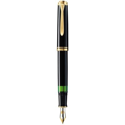 Pelikan Souverän - Pióro Wieczne F M400 Black Tłoczek Pelikan Souverän - Pióro Wieczne F M400 Black Tłoczek