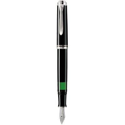 Pelikan Souverän Pióro Wieczne M M405 Black Tłoczek Pelikan Souverän Pióro Wieczne M M405 Black Tłoczek