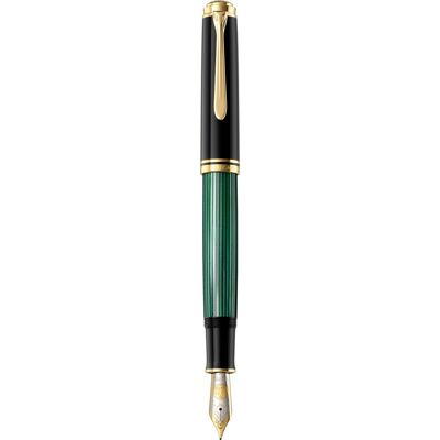 Pelikan Souverän - Pióro wieczne M1000 Black-Green EF Pelikan Souverän - Pióro wieczne M1000 Black-Green EF