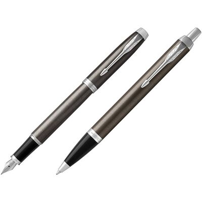 Pióro I Długopis Parker Im Espresso Grawer+ Etui Pióro I Długopis Parker Im Espresso Grawer+ Etui