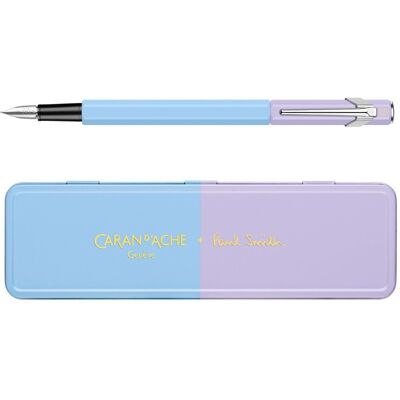 CARAN D'ACHE Pióro wieczne 849, Paul Smith Ed4, w pudełku SkyBlue/Lavender F CARAN D'ACHE Pióro wieczne 849, Paul Smith Ed4, w pudełku SkyBlue/Lavender F