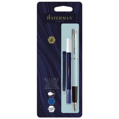 Pióro Wieczne Allure F Pastel Mix Z Wymazywaczem I Nabojem, Waterman Pióro Wieczne Allure F Pastel Mix Z Wymazywaczem I Nabojem, Waterman