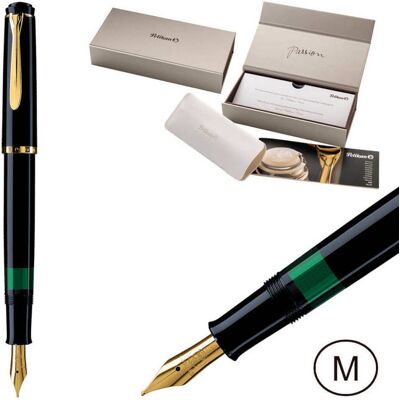 Pióro wieczne Classic M200 tłoczek M Black na prezent premium FWI PELIKAN Pióro wieczne Classic M200 tłoczek M Black na prezent premium FWI PELIKAN