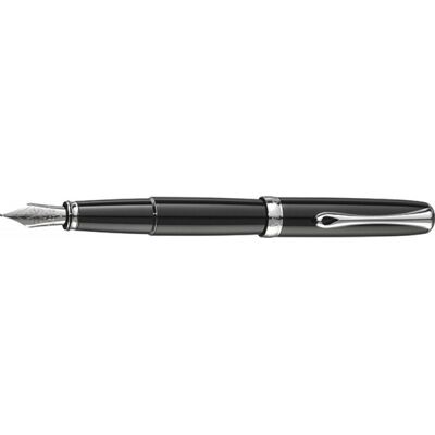 pióro wieczne diplomat excellence a2, f, czarne/srebrne pióro wieczne diplomat excellence a2, f, czarne/srebrne
