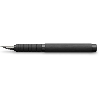 Pióro Wieczne Faber-Castell Essentio Aluminium Czarne F Pióro Wieczne Faber-Castell Essentio Aluminium Czarne F