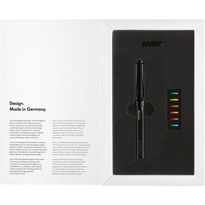 Pióro wieczne LAMY safari all black multicolor EF Pióro wieczne LAMY safari all black multicolor EF