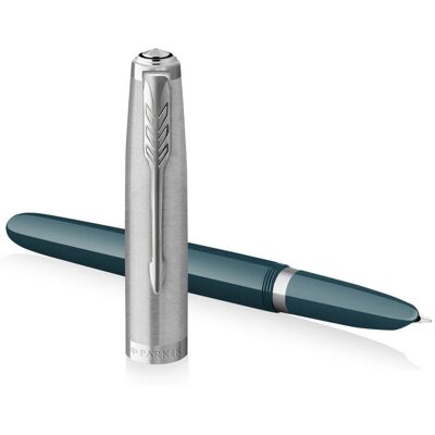 Pióro Wieczne Parker 51 Teal Blue CT (F) - 2123506 Pióro Wieczne Parker 51 Teal Blue CT (F) - 2123506
