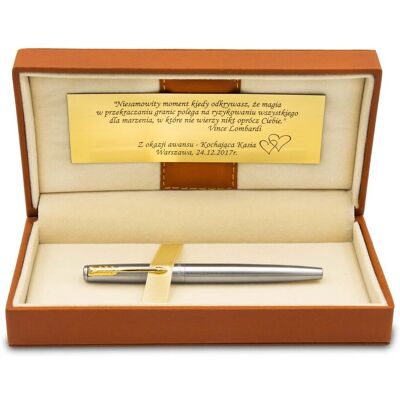 Pióro Wieczne Parker Jotter Gt Z Grawerem Tabliczka Pióro Wieczne Parker Jotter Gt Z Grawerem Tabliczka