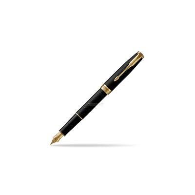 Pióro Wieczne Parker Sonnet Matte Black GT (F) - 1931516 Pióro Wieczne Parker Sonnet Matte Black GT (F) - 1931516
