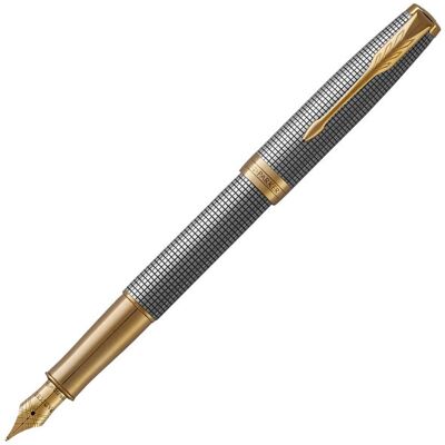 Pióro Wieczne Parker Sonnet Premium Chiselled Silver GT (F) - 1931489 Pióro Wieczne Parker Sonnet Premium Chiselled Silver GT (F) - 1931489