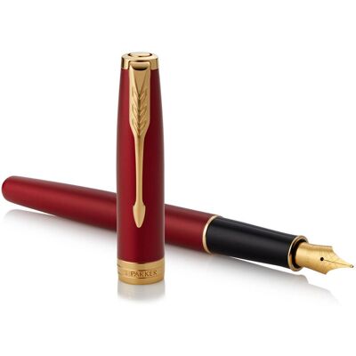 Pióro Wieczne Parker Sonnet Red Lacquer Gt (M Stalówka Ze Stali) - 1931474 Pióro Wieczne Parker Sonnet Red Lacquer Gt (M Stalówka Ze Stali) - 1931474