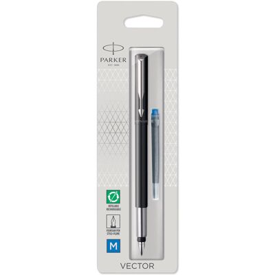 Pióro Wieczne Parker Vector Standard Black ct - S0881041 Pióro Wieczne Parker Vector Standard Black ct - S0881041