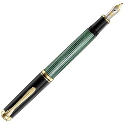 Pióro Wieczne Pelikan Souveran M400 Black-Green F Pióro Wieczne Pelikan Souveran M400 Black-Green F