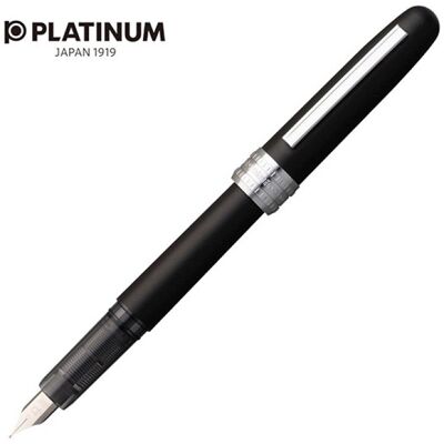 pióro wieczne platinum plaisir black mist, f, czarne matowe pióro wieczne platinum plaisir black mist, f, czarne matowe