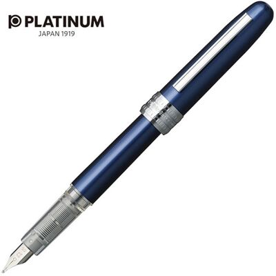 pióro wieczne platinum plaisir blue, f, niebieskie pióro wieczne platinum plaisir blue, f, niebieskie