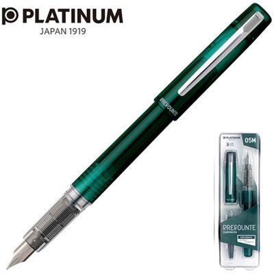 Pióro Wieczne Platinum Prefounte Dark Emerald M zielone Pióro Wieczne Platinum Prefounte Dark Emerald M zielone