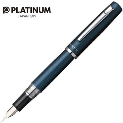 pióro wieczne platinum procyon deep sea, f, niebieskie pióro wieczne platinum procyon deep sea, f, niebieskie