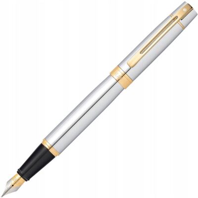Inny producent Pióro wieczne SHEAFFER 300 9342 'M' chromowane wykończenia pozłacane + ETUI Inny producent Pióro wieczne SHEAFFER 300 9342 'M' chromowane wykończenia pozłacane + ETUI