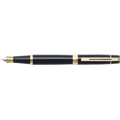 Pióro wieczne SHEAFFER 300 czarne, wykończenia pozłacane 'M' Pióro wieczne SHEAFFER 300 czarne, wykończenia pozłacane 'M'