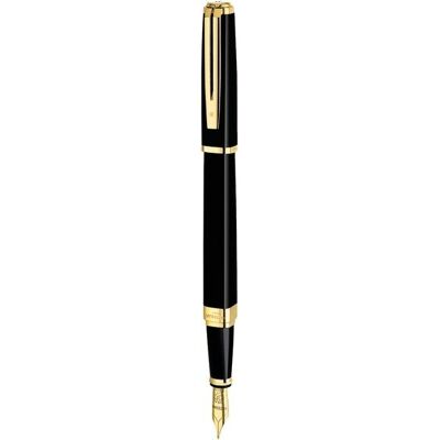 Pióro Wieczne Waterman Exception Slim Laka Czarna GT (F) - S0636930 Pióro Wieczne Waterman Exception Slim Laka Czarna GT (F) - S0636930
