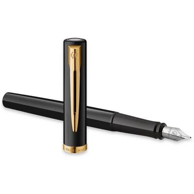 Pióro wieczne Waterman Impression czarne GT, stalówka F Elegancki Prezent Pióro wieczne Waterman Impression czarne GT, stalówka F Elegancki Prezent