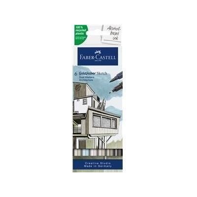 Inny producent Pisak dwustronny Goldfaber architecture 6 kolorów Inny producent Pisak dwustronny Goldfaber architecture 6 kolorów