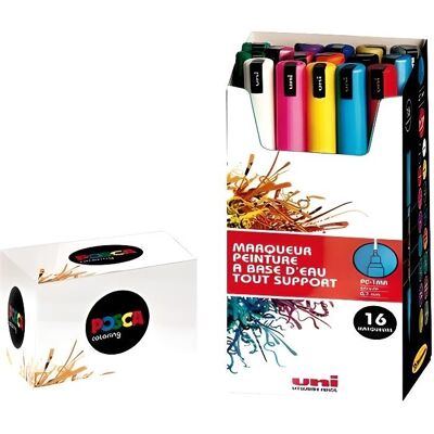 Inny producent POSCA 16 Markery z końcówką wysoce precyzyjną Extra-Fine Inny producent POSCA 16 Markery z końcówką wysoce precyzyjną Extra-Fine