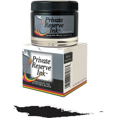 Private Reserve Invincible Black Permanentny Atrament 60ml Private Reserve Invincible Black Permanentny Atrament 60ml