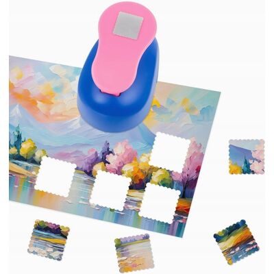 Inny producent Prostokątny Stempel Dziurkacz Do Papieru Rękodzieło Inny producent Prostokątny Stempel Dziurkacz Do Papieru Rękodzieło