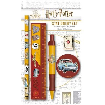 Pyramid Przybory Szkolne Harry Potter Zestaw Długopis Linijka Ołówek Temperówka Gumka Pyramid Przybory Szkolne Harry Potter Zestaw Długopis Linijka Ołówek Temperówka Gumka