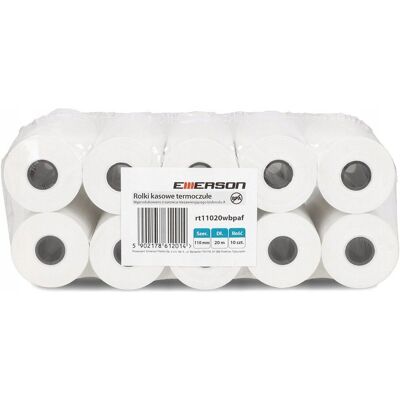Rolka Termiczna 110mm X 20m Emerson – 10 Szt. Bpa Free Rolka Termiczna 110mm X 20m Emerson – 10 Szt. Bpa Free