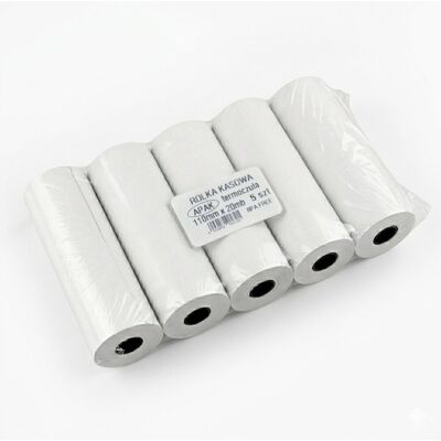 APAK Rolka termoczuła do kas i terminali 110 mm x 30 mb 10 szt APAK Rolka termoczuła do kas i terminali 110 mm x 30 mb 10 szt